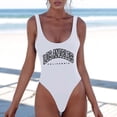 thumbnail image 4 of MDUKONU Maillot de Bain Modeste Rehausseur pour Femmes One Piece Blanc TG, 4 of 5