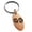 Rose, variant on Stainless Steel Aztec Energy Rune Engraved Small Oval Charm Keychain Keyring
