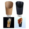 thumbnail image 5 of Egg Waffle Paper Cup Kraft Paper Cups Holder Thickened For Food Trays Store, 5 of 5
