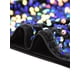 thumbnail image 5 of Disfraz de navidad Camisola de terciopelo con tirantes finos y lentejuelas brillantes para mujer Negro Morado XL, 5 of 6