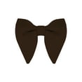 thumbnail image 1 of INSPIRE CHIC Nœuds Papillon Unisexes en Velours Pré-Noués Formels Unis Couvre-Cou Brun, 1 of 5