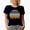 Navy Blue, variant on Glow Getter, Beautiful Achiever Term, Beauty Themed Merch Gift for Makeup Artist or Lovers, Cosmetologists & Beauticians, Black T-Shirt, Medium