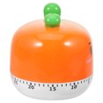 thumbnail image 6 of Worgeous Carrot Shaped Kitchen Timer for Cooking and Baking Manual Mechanical Timer Orange Plastic Metal 60 Minutes, 6 of 8