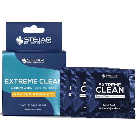 Toallitas de Limpieza para Electrónicos Stejar Extreme Clean Paquete de 20