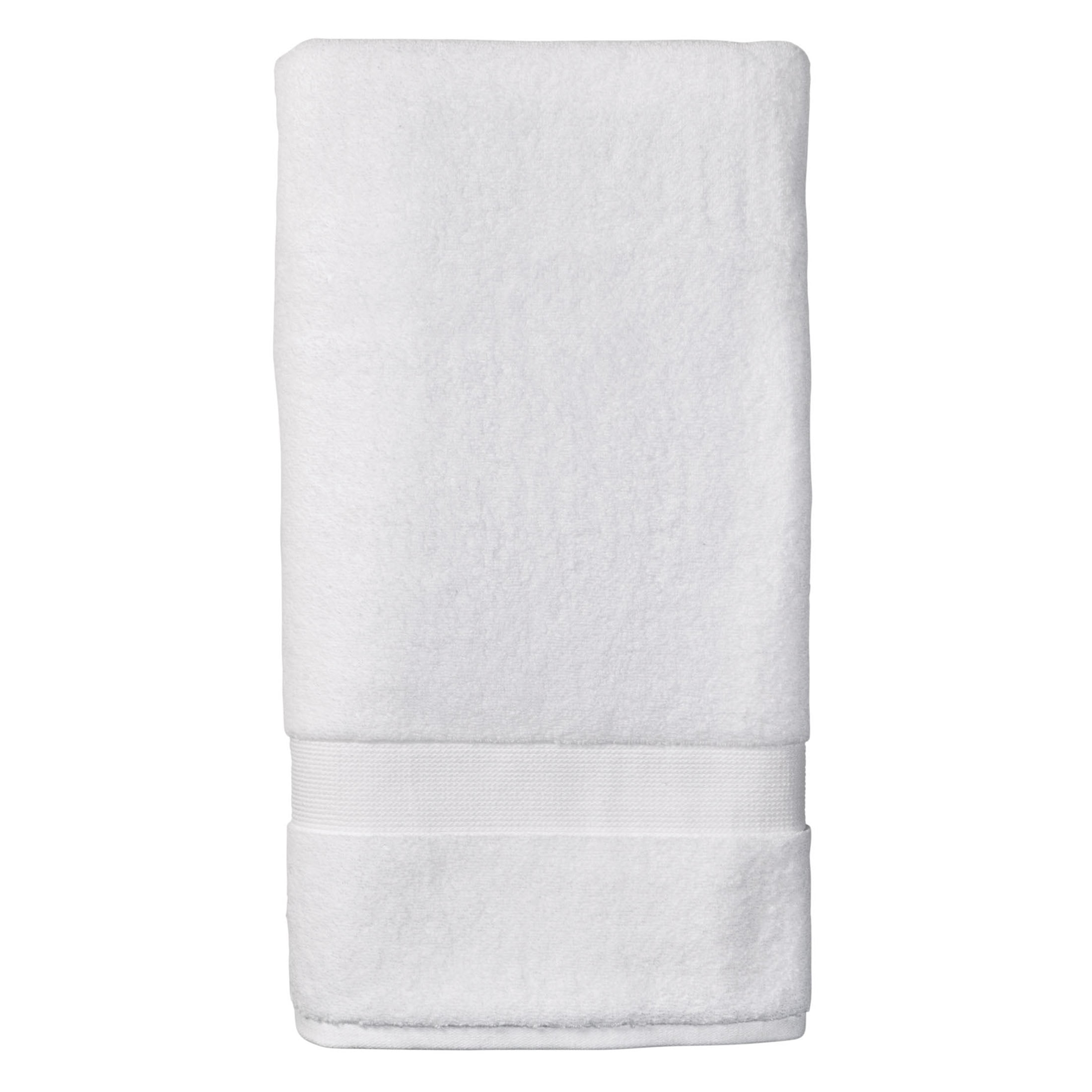 Better Homes & Gardens Signature Soft Solid Cotton 2 Piece Bath Sheet Set,Arctic White