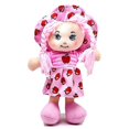 thumbnail image 1 of Cute Rag Doll Pink Orange With Hat And Fruit Clothes Doll Girl Gift, 1 of 5