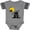 Football Heather and Smoke, variant on Inktastic Halloween Haunted House Witch and Bats Boys or Girls Baby Bodysuit