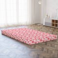 thumbnail image 3 of Floral Foldable Mattress, Flowers and Berries, 78.7" x 47.2", Pale Pink Dark Coral, by Ambesonne, 3 of 4