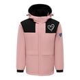 thumbnail image 2 of guisaled Heated Jacket for Men and Women, Warm Heated Raincoat Hooded Windproof Waterproof USB Charging 4 Heating Zones Heating Jackets, 2 of 4