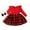 F813-Red, variant on FYDUU Baby Girl Christmas Clothes Girls Red Romper Dress Long Sleeve Velvet Bowknot Bodysuit Tutu Dress With Headband Xmas Outfits 6-12 Months