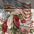 thumbnail image 6 of Patriotic American Flag Cloth Napkins, Vintage Roses Floral Paisley Brown Washable and Reusable Dinner Napkins Set of 8, Table Napkin for Kitchen Party Birthday Wedding Hotel Housewarming 20"x20", 6 of 9