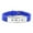 Blue, variant on Single WWJD Bracelet - Adjustable What Would Jesus Do Silicone Strap Wristband - Religious Christ Jesus Faith Reminder Bangle - Christian Gifts for Sunday School Fundraising, Black