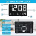 thumbnail image 2 of Digital Wall Clock Display Alarm Clock With Wireless Remote Control Led Wall Clock With Date And Te, 2 of 5