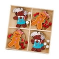 thumbnail image 3 of 12 piezas de adorno navideño de hombre de jengibre perfecl colgante de dibujos animados, 3 of 8