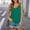 A176 Green, variant on Tank Top for Women V Neck Sleeveless Casual Summer Loose Fit Ribbed Knit Crochet Lace Shoulder Decoration Soft Lightweight Breathable Sleeveless Shell Blouse Solid Basic Undershirt Tops