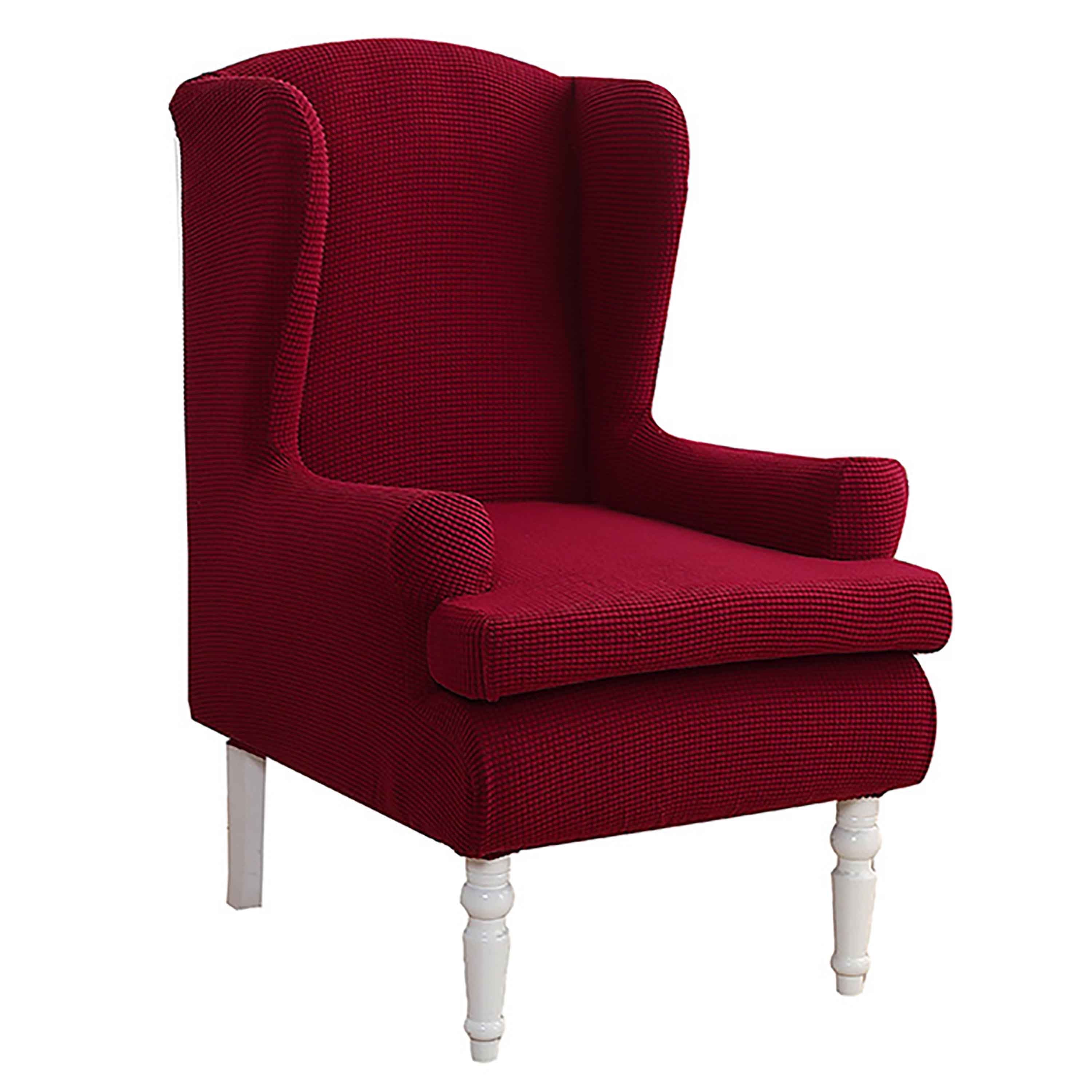 Wing Chair Covers Slipcover 2 Piece,Stretch Wingback Chair Slipcovers