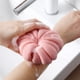 thumbnail image 4 of Esponja de baño de calabaza supersuave | Exfoliante de espalda con diseño de flores para niña | Gel de ducha exfoliante para mujeres y niños, 4 of 5