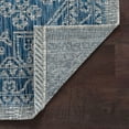 thumbnail image 7 of 2x3 Water Resistant, Small Indoor Outdoor Rugs for Patios, Front Door Entry, Entryway, Deck, Porch, Balcony | Outside Area Rug for Patio | Indigo, Medallion | Size: 2' x 3', 7 of 7