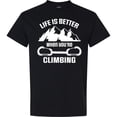 thumbnail image 3 of Inktastic Rock Climbing Mountains T-Shirt, 3 of 5
