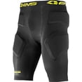 thumbnail image 1 of EVS Men's Tug Bottom - Impact Short (Black, X-Large) Black | Yellow, 1 of 2