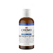 Cremo 2 in 1 Beard Wash & Softener, Cooling, Unscented, 6 fl oz