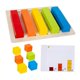 thumbnail image 3 of Bloques de aprendizaje de matemáticas bloques de construcción de madera coincidencia para niños niños niños educación temprana cubos juguetes, 3 of 9