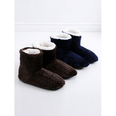 

GENILU Women s Winter Warm Memory Foam Indoor House Slippers Boots