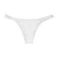 thumbnail image 1 of Tavik Womens Heather Bikini Swim Bottom, White, Small, 1 of 2