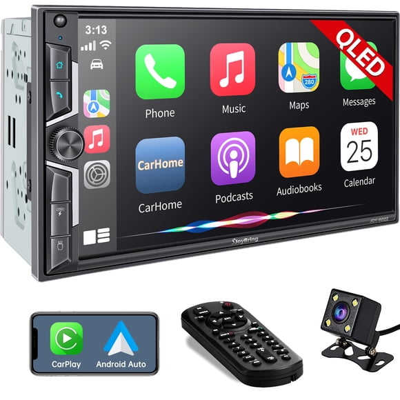 Estéreo de coche SJOYBRING SJOYbring inalámbrico de doble DIN Carplay