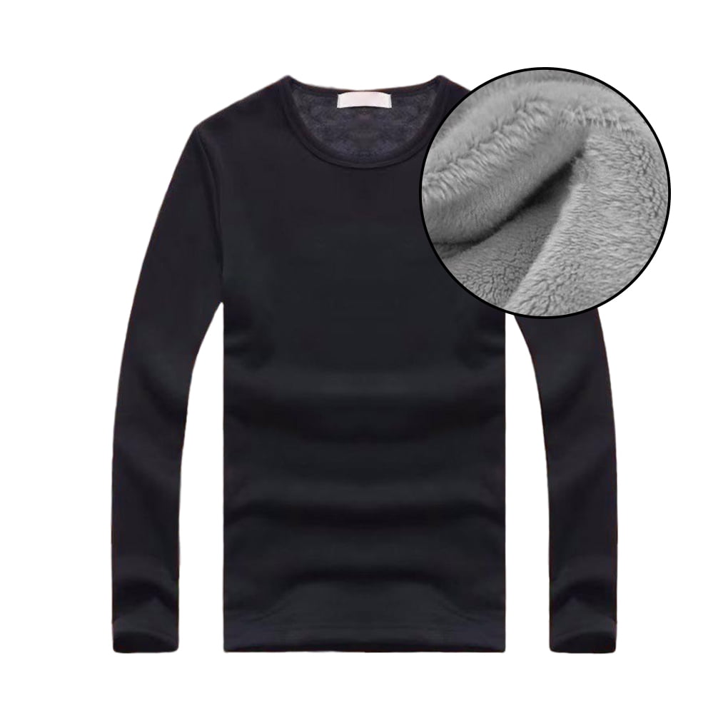 Sous Pull Col Roulé Homme Sous-Vêtements Thermiques Homme Haut Thermique Homme T-Shirt Hiver Manches Longues Sous Pull Musculation Sport Jogging Ski Vêtement Chaud Maillot De Corps Sous-Vêtement