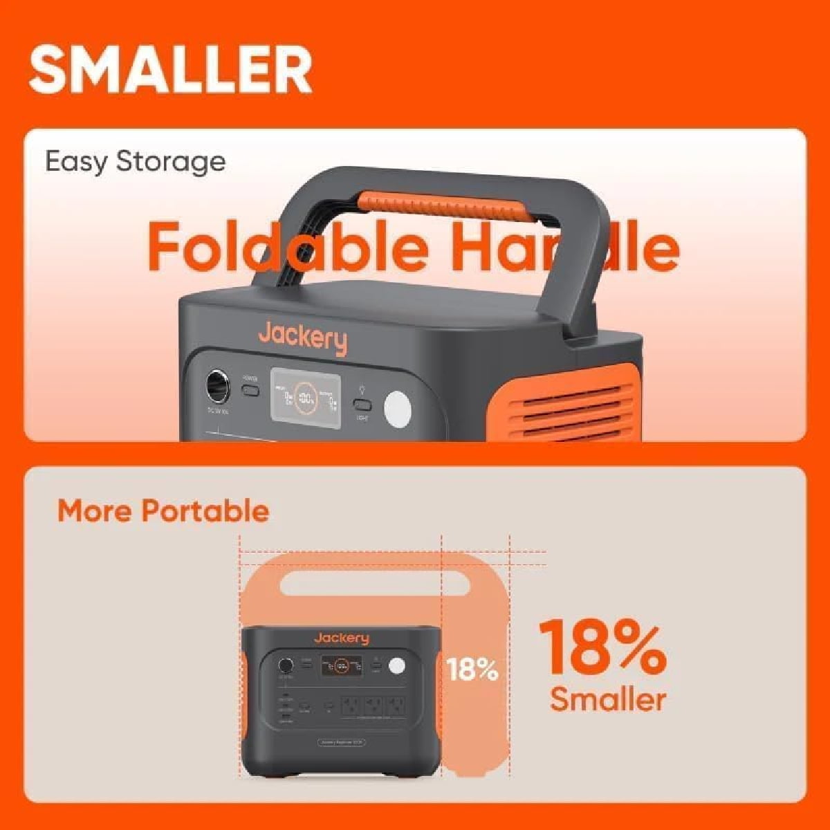 Jackery Explorer 1000 V2 1500W Continuous/3000W Peak Portable Power Stations, Outdoor Activity