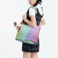 thumbnail image 3 of Xecao Beautiful Glitter for Cat Carrier Small Dog Handbag: The Ideal Travel Companion for Your Pet, 3 of 8