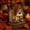 A., variant on Vintage Light-Up Pumpkins Cottage - Fall Decorative Village House Figurine with Warm LED Light, Retro Pumpkin House Decor for Autumn Harvest Thanksgiving Halloween Tabletop Mantel Display