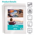 thumbnail image 3 of Thin Glossy Photo Paper, 100 Sheets, 8.5 x 11", 30 lb, 115gsm, Inkjet Photo Paper, by Better Office Products, for Brochure Printing, Custom Chip Bag Party Favors, Letter Size, 100-Count Pack, 3 of 5
