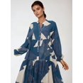 thumbnail image 5 of Printed Long Sleeve Viscose Maxi Dress, 5 of 7