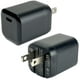 KUNOVA (TM) 2PCS 2pcs Nano Cube Taille 30W GaN USB-C Chargeur, ETL Approbation, QC 3.0, PD 3.0 PPS, Noir, Fiches Pliantes – image 1 sur 7
