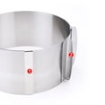 thumbnail image 6 of DEEPCRAFF Round Cake Ring 16x16x8.5cm In Inches Stainless Steel 1Pcs, 6 of 8