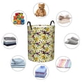 thumbnail image 3 of Lsque Lilies Flowers pattern Laundry Hamper Basket, Tall Woven Rope Hamper Basket for Clothes, Lightweight Storage Basket, Collapsible Waterproof-Medium, 3 of 8