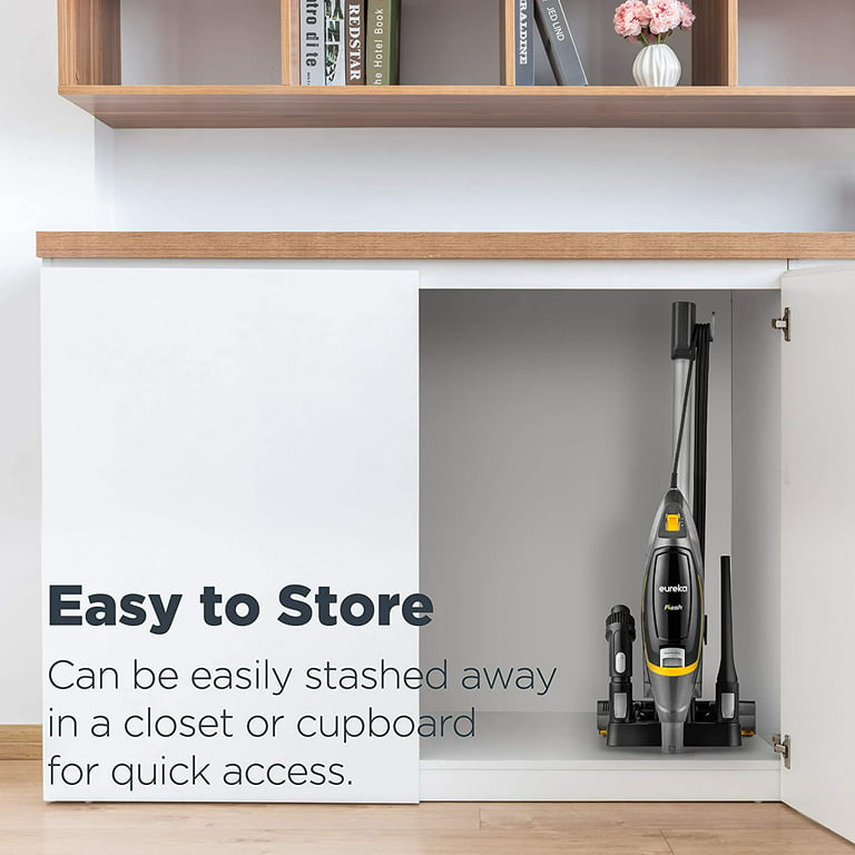 Eureka Home Lightweight Mini Cleaner for Carpet and Hard Floor Corded Stick  Vacuum with Powerful Suction for Multi-Surfaces, 3-in-1 Handheld Vac
