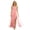 Pink, variant on LOOK! Auroural Girls Chiffon Junior Bridesmaid Dress With Bow Straps Long A-Line Slit Formal Gown For Wedding Party（5-14Years）