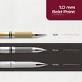 thumbnail image 6 of uniball™ Gel Impact Pen, Bold Point, 1.0 mm, Assorted Metallic Ink, 3 Count, 6 of 10
