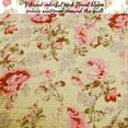 thumbnail image 3 of Cozy Line Lelia Pink Floral Print 100% Cotton 3-Piece Quilt Bedding Set, King Set, 3 of 5