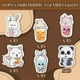 thumbnail image 2 of Set de gomas de borrar Bzaber Bubble Tea Mini, 60 unidades para niños con rompecabezas de escritorio, 2 of 7