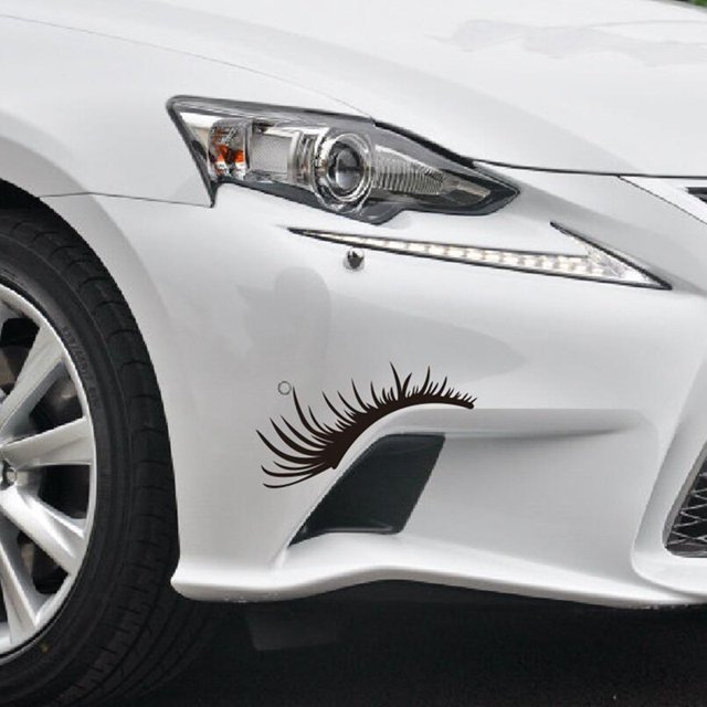 5 pares de pegatinas de pestañas para faros delanteros de coche, cinta autoadhesiva para coche, vehículo LingWen 8390614648326