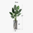thumbnail image 4 of Artificial Tree in Modern Planter, Fake Bird of Paradise Silk Tree for Indoor and Outdoor Home Decoration - 67" Overall Tall (Plant Pot Plus Tree), 4 of 4