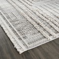 thumbnail image 4 of Hauteloom Calituban Living Room, Bedroom Area Rug - Farmhouse - Charcoal,Cream,Peach - 8'10" x 12', 4 of 17