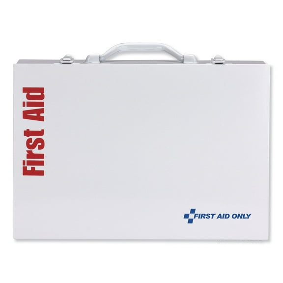 First Aid Only 90573 ANSI 2015 Class B  Type I and II Industrial First Aid Kit for 75 People with Metal Case (1-Kit)
