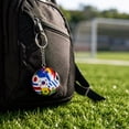 thumbnail image 3 of National Flags Football Keychain, 5 PCS Soccer Keychain, Soccer Ball Key Chain, Soccer Key Chains for Men's Backpack, Sports Souvenir Carnival Reward Keychains, 3 of 6