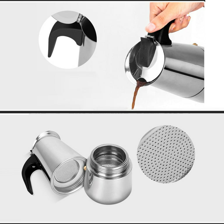 Moka Pot Espresso Maker 2 Cup Capacity Model Caffettiera - ShopiPersia