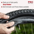 PRO BIKE TOOL 2 Pack 26 Inch Bike Tubes, 175225 Schrader